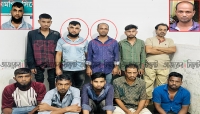 দক্ষিণ সুরমা‌‌র কুখ্যাত জুয়ারি নজরুলসহ ১০ জন আটক